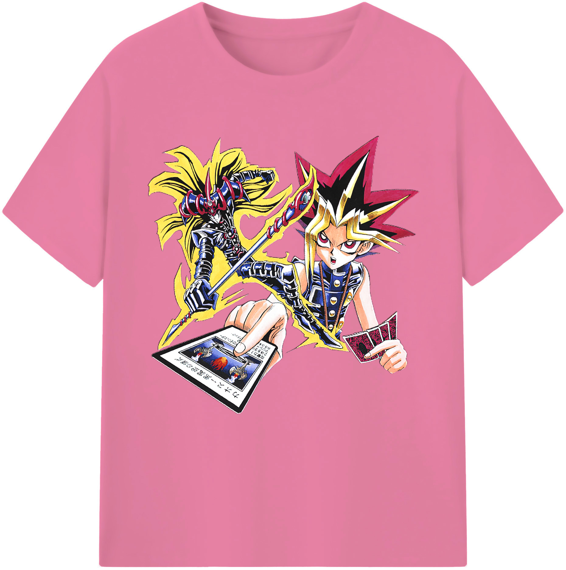 （画像用） 遊☆戯☆王 Yu-Gi-Oh! 綿100％半袖Tシャツ（フロントプリント）